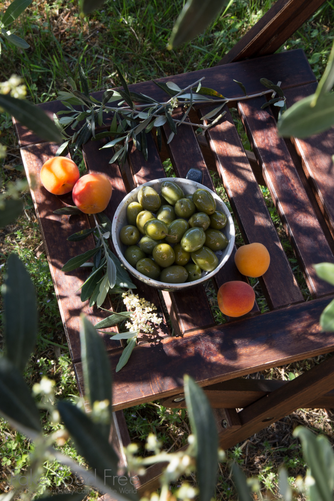 Olives and Apricots | Photography in Italy | FakeFoodFree.com