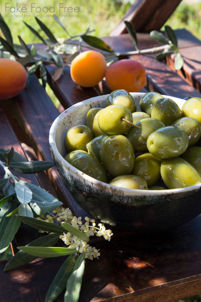 Olives and Apricots | Photography in Italy | FakeFoodFree.com