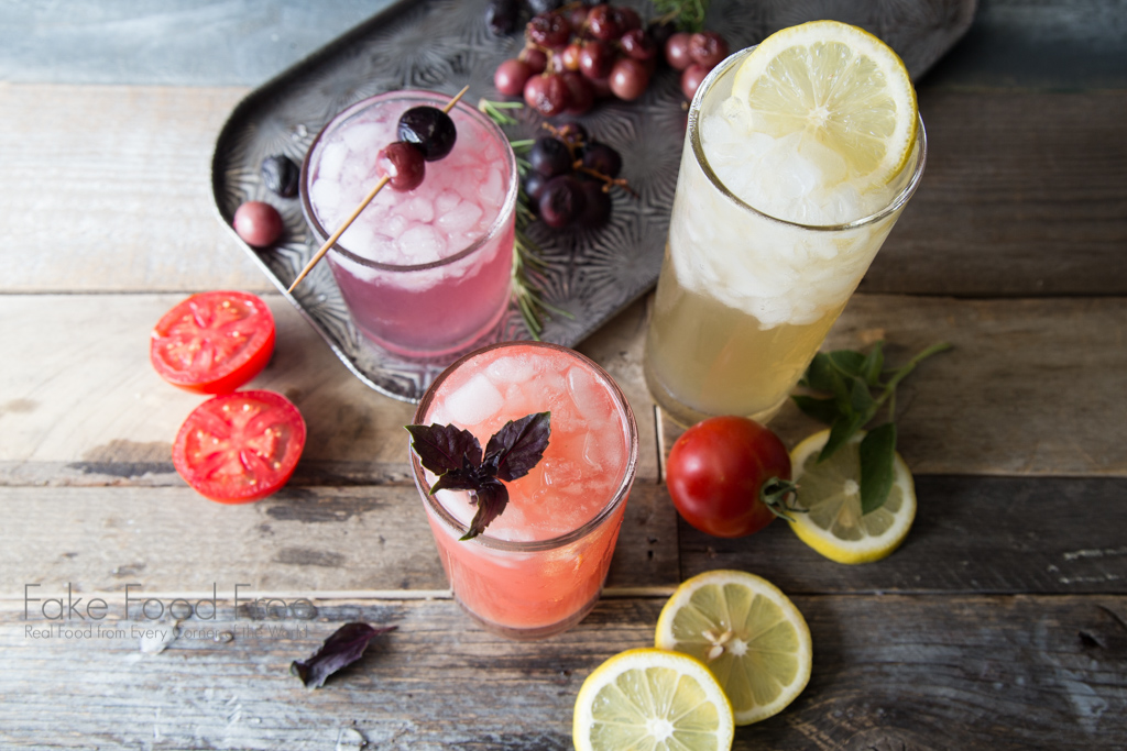 Create summer drinks with your herb garden. Garden Cocktail Week on FakeFoodFree.com