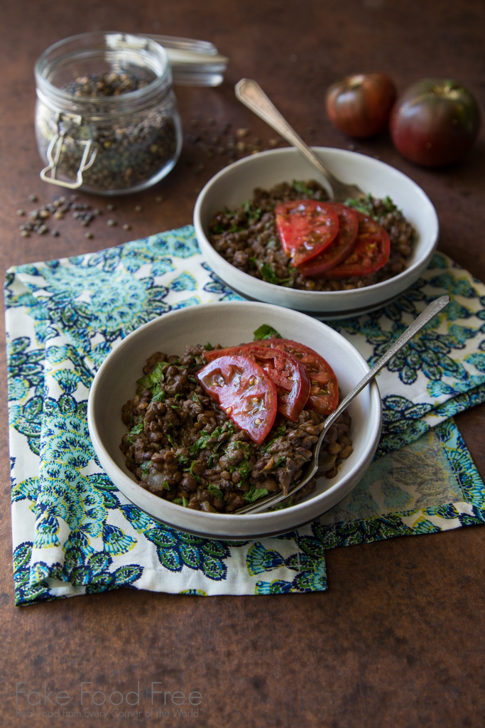 A simple pressure cooker, or Instant Pot, recipe for lentils cooked in coconut milk with garam masala. 