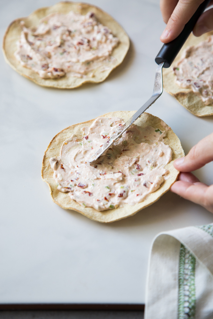 Sundried tomato spread for tostadas | Recipe at FakeFoodFree.com