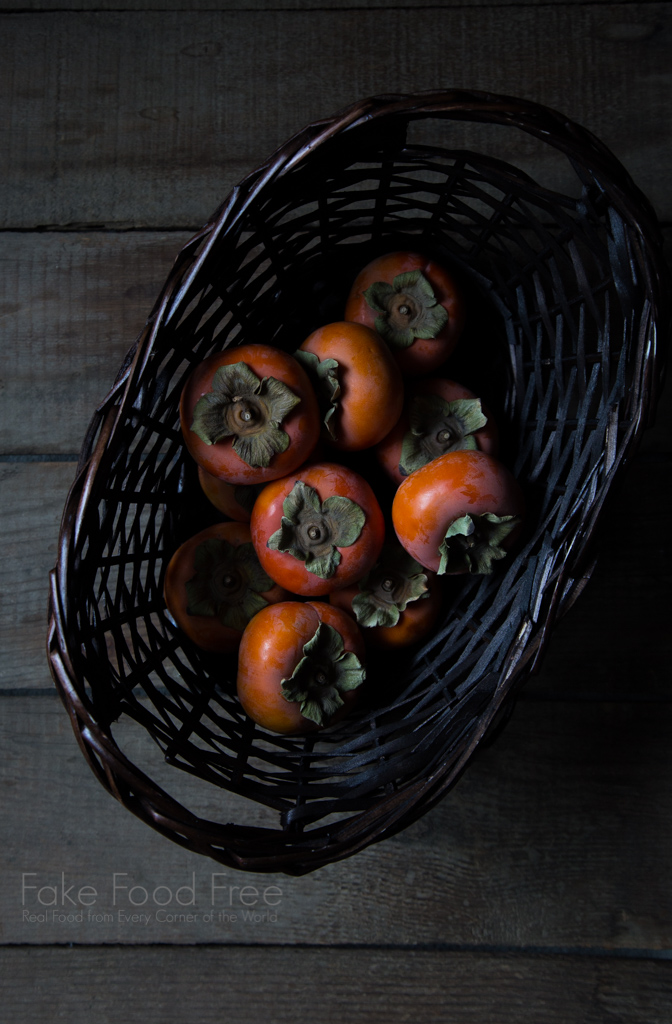 Californian Persimmons. Photo by Lori Rice. | FakeFoodFree.com