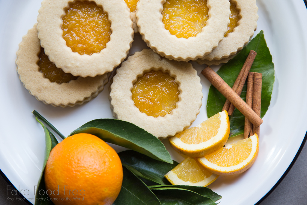 Ginger Rum Orange Jam Cookies | Recipe at FakeFoodFree.com