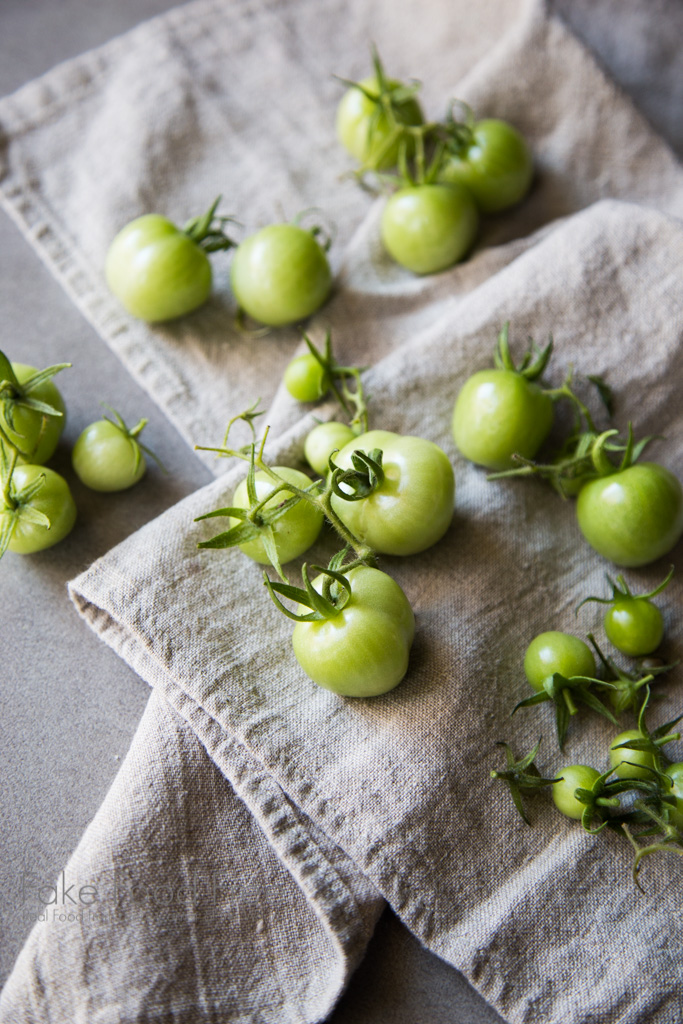 Green Cherry Tomatoes. Photo by Lori Rice.