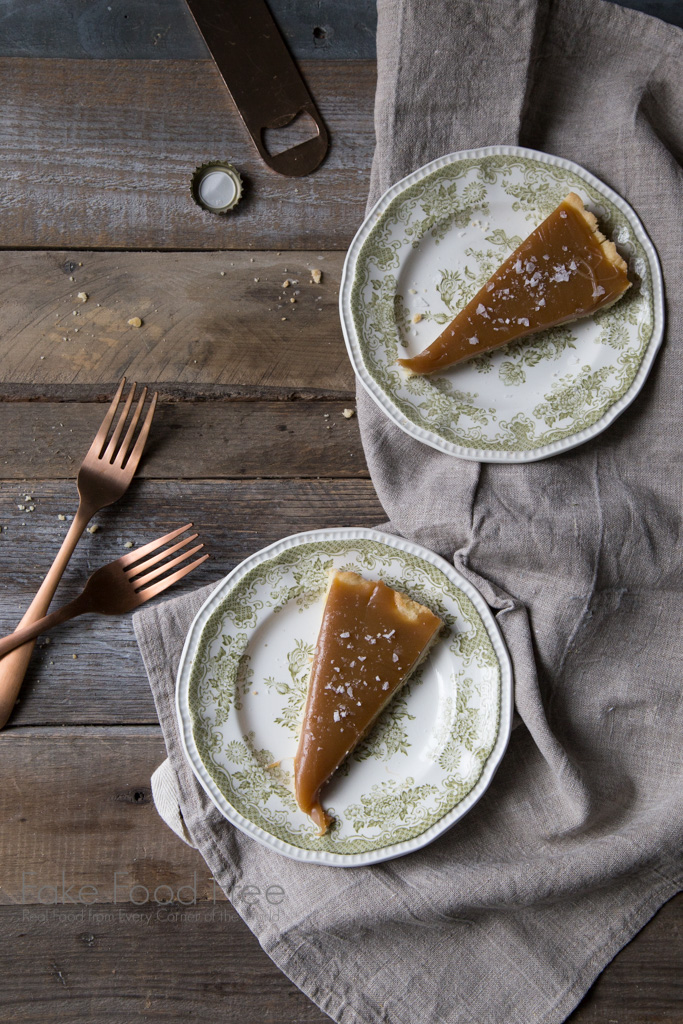 Image of Milk Stout Tart from the cookbook, Food on Tap: Cooking with Craft Beer by Lori Rice
