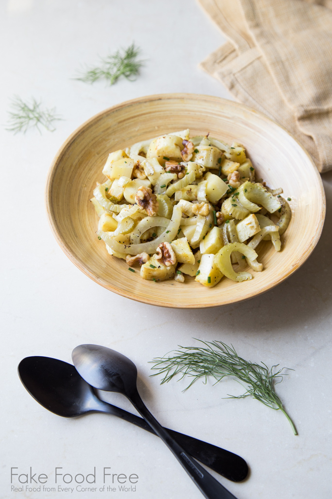 Roasted Fennel and Parsnips Recipe | FakeFoodFree.com