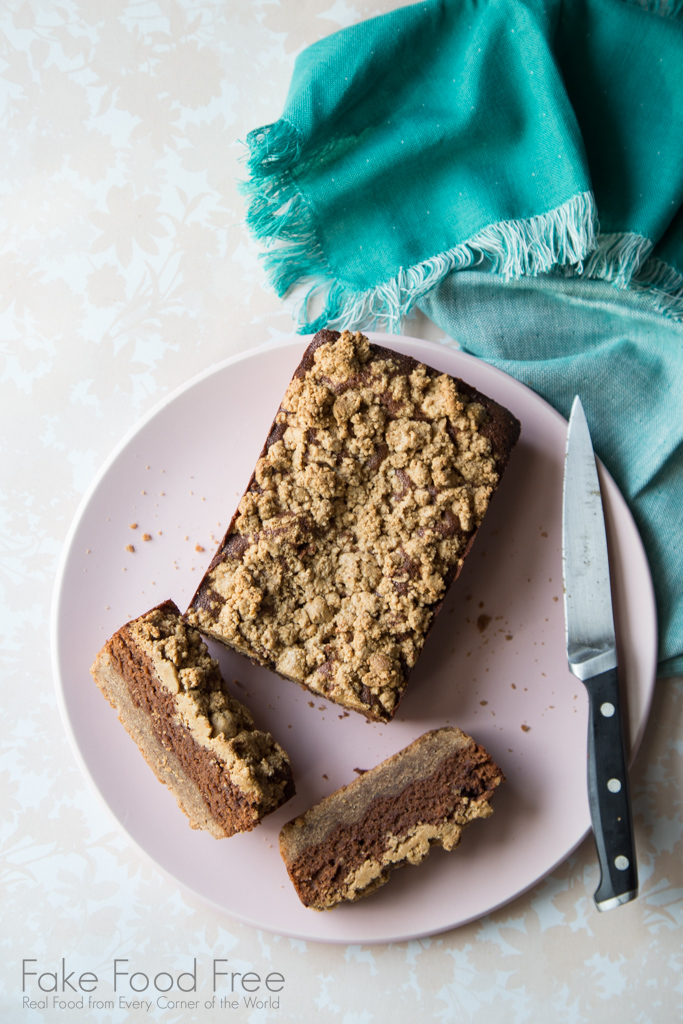 Chocolate Peanut Butter Brookie Bars Recipe | FakeFoodFree.com