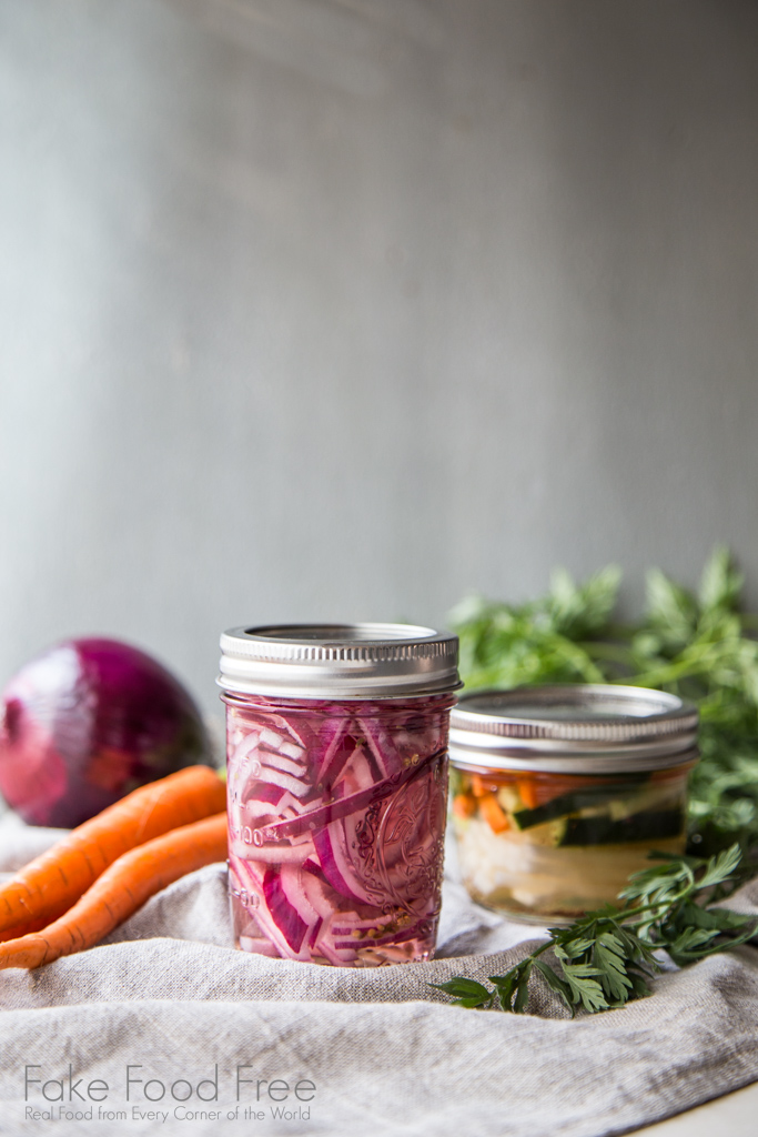 February in Photos - Pickled onions and vegetables | Photo by Lori Rice