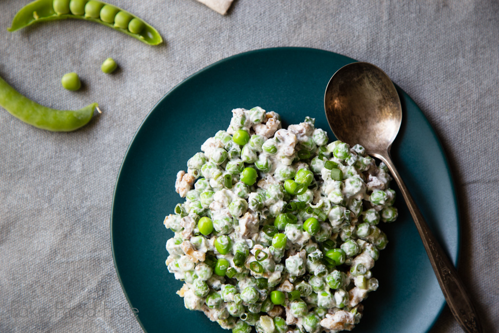 Spring Pea Salad with Walnuts and Za'atar Yogurt Recipe