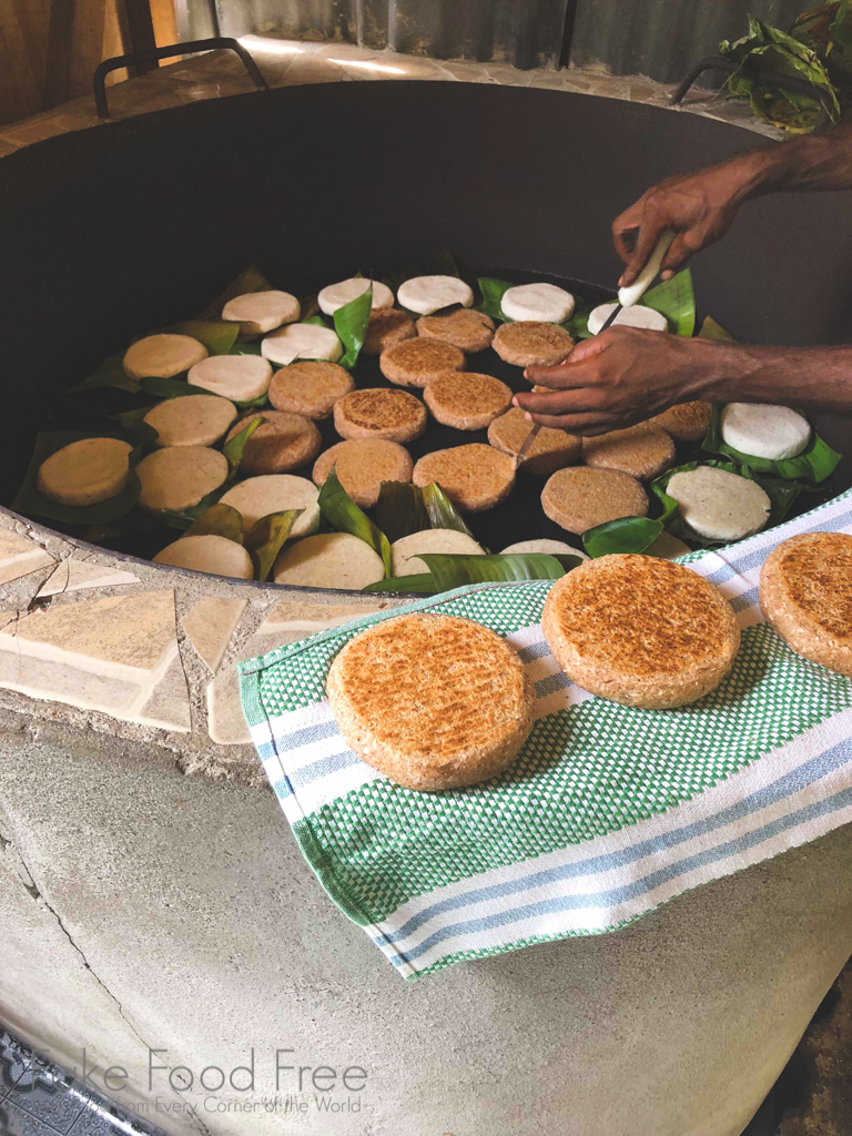 Cinnamon Cassava Bread | Food in St. Lucia | Travel tips at FakeFoodFree.com