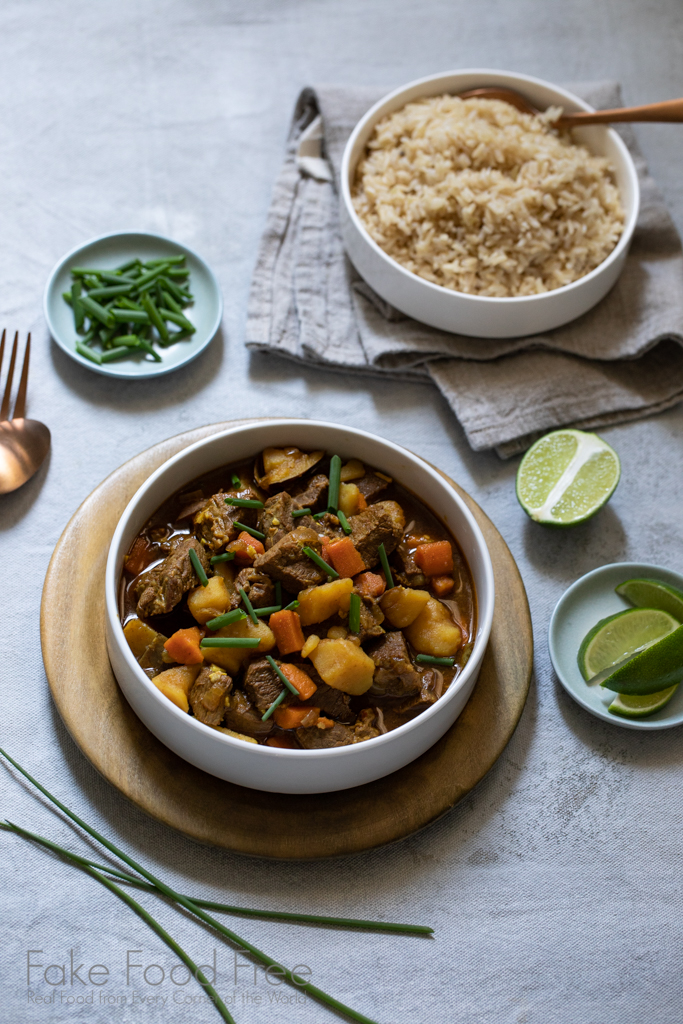 Japanese Beef Curry Recipe from The Gluten-Free Instant Pot Cookbook, Revised and Expanded Edition #instantpotrecipes #japanesecurry #comfortfoodrecipes #healthyeating #glutenfreerecipes