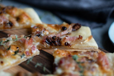 Fig Bacon Cheddar Flammkuchen Feature